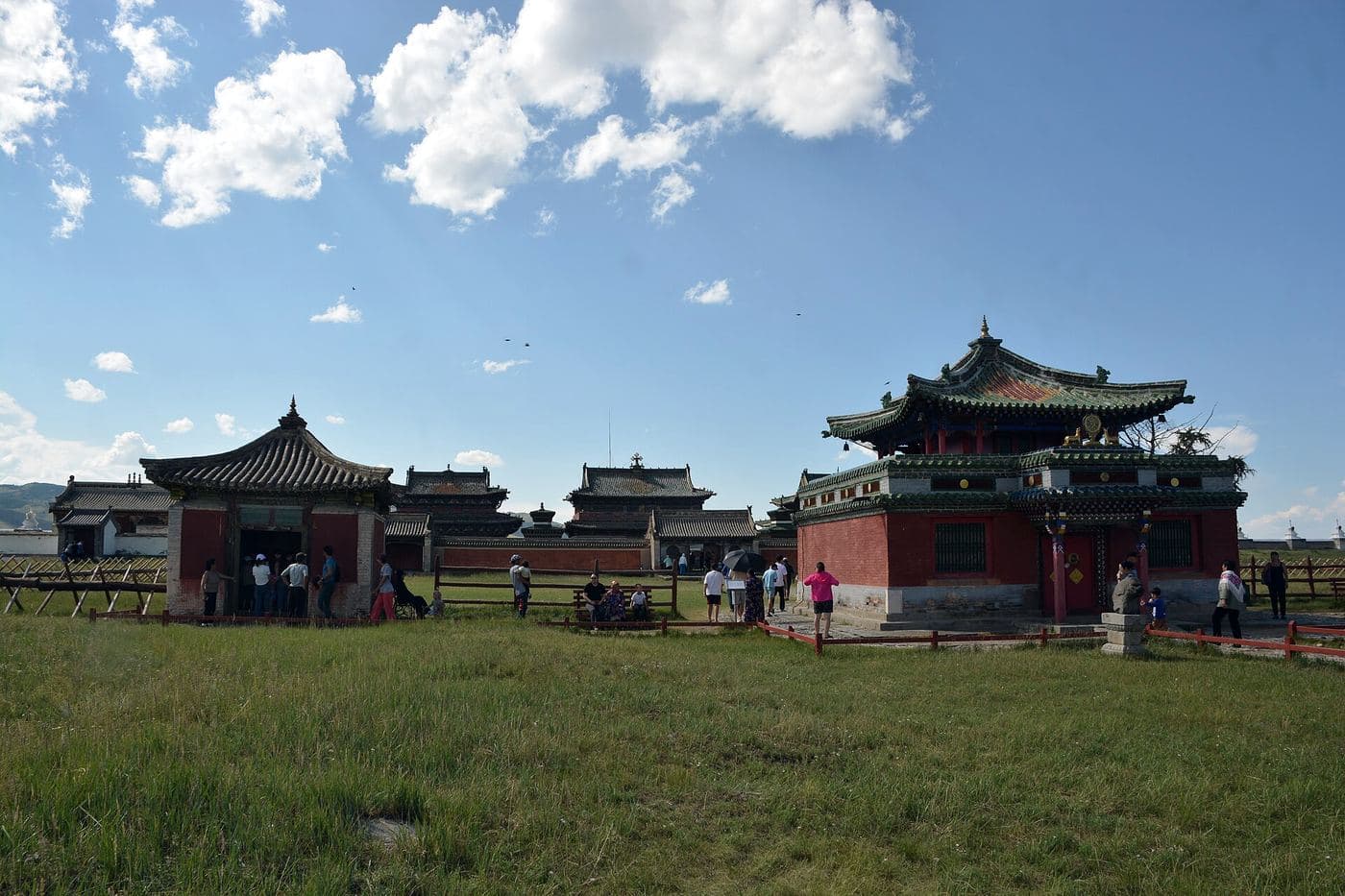 The Erdene Zuu Monastery near the ancient city of Karakorum, Mongolia, in Aug 2024.