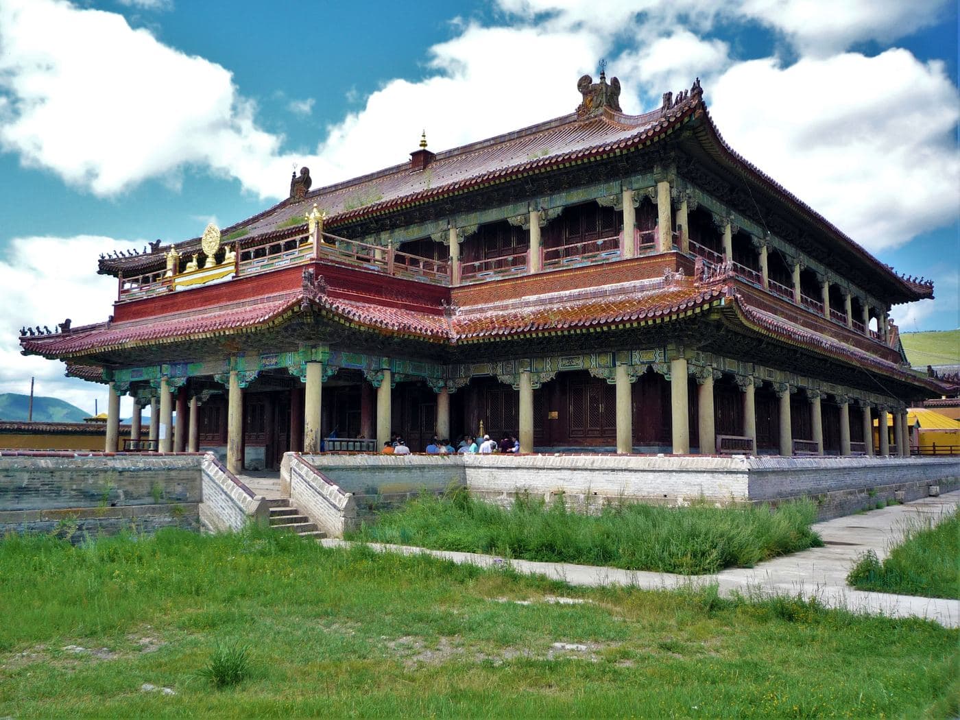Amarbayasgalant monastery temple, Selenge aimag, Mongolia